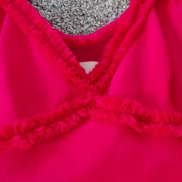 Cinq a sept silk ruffle dress 4 - Picture 5 of 13